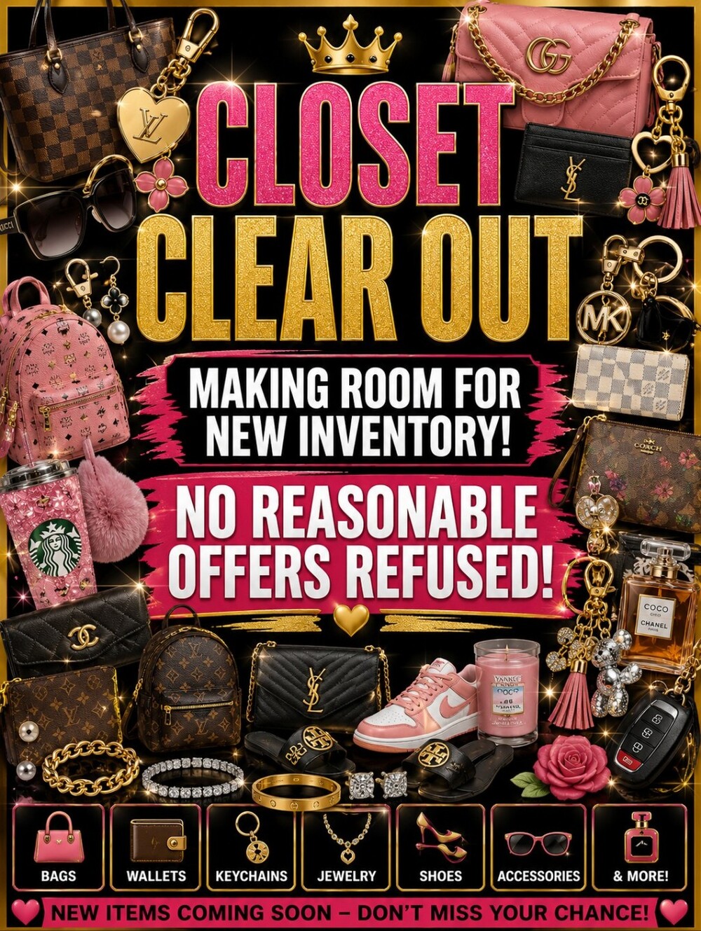 CLOSET CLEAR OUT